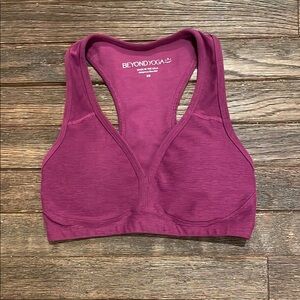 Beyond Yoga Women's Purple Sports Bra
